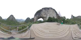 阳朔月亮山_全景