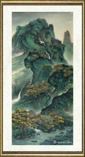陈康_秋壑观泉图