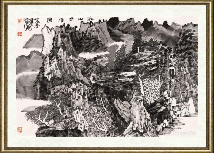 徐海_西山幽居图