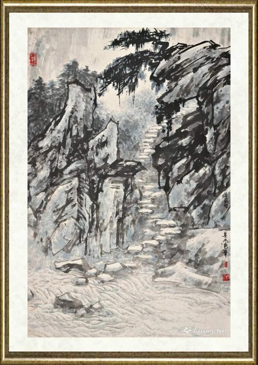 莫立唐_苗山石径