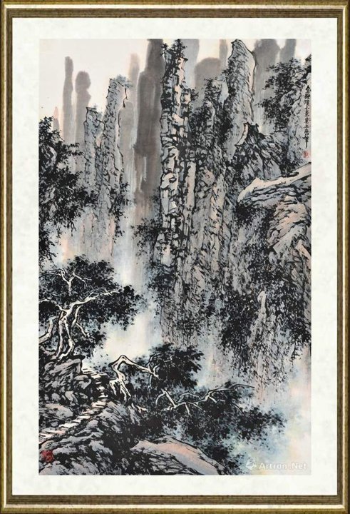 莫立唐_金鞭溪小景