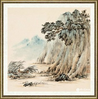 孟繁玮_砚秀斋山水册六开之一