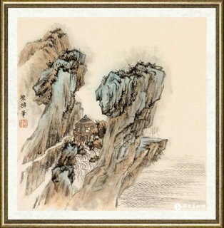 孟繁玮_砚秀斋山水册六开之二