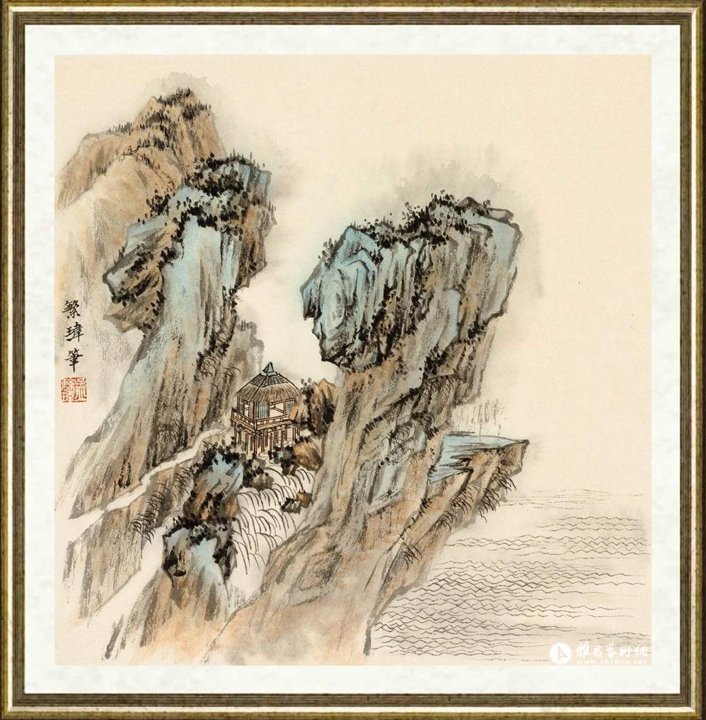 孟繁玮_砚秀斋山水册六开之二