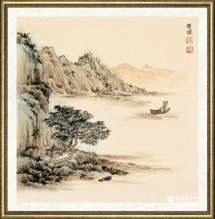 孟繁玮_砚秀斋山水册六开之五