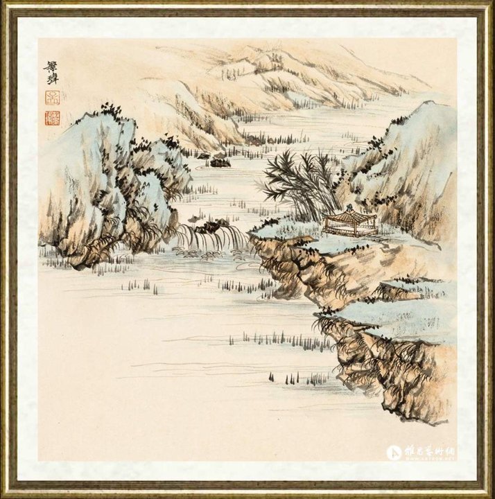 孟繁玮_砚秀斋山水册六开之六