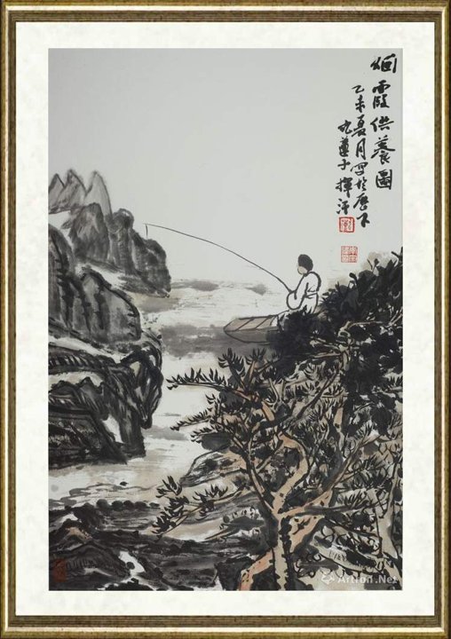 李宗伟_烟霞供养图