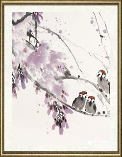 王福林（甫霖）_紫气东来（局部）