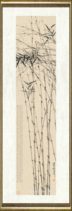 管峻_花卉四条屏左起之四