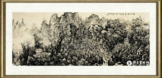 冷旭_秋山幽居图