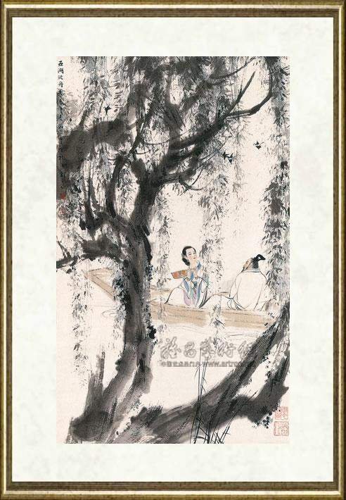 刘旦宅_五湖泛舟图