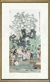 刘旦宅_蕉荫文会图