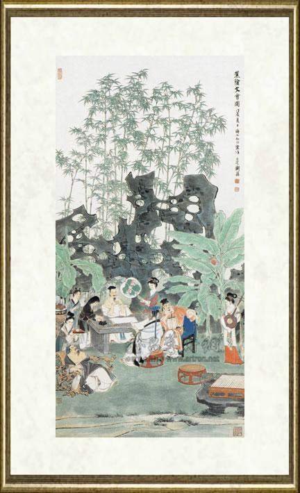 刘旦宅_蕉荫文会图