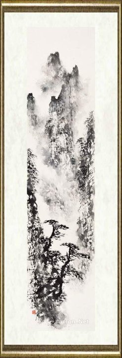 丁友海_黄山四条屏4