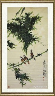李方元_翠竹小鸟