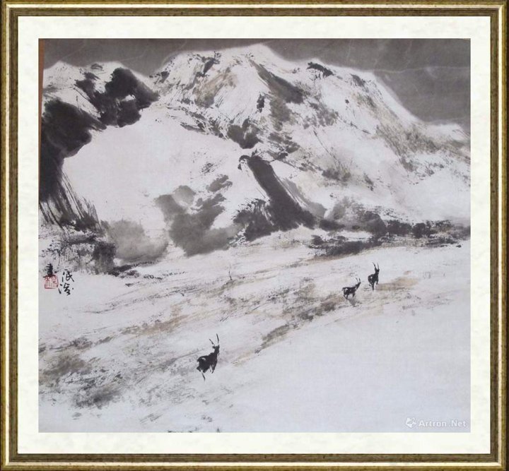杨泯渝_雪地暮意
