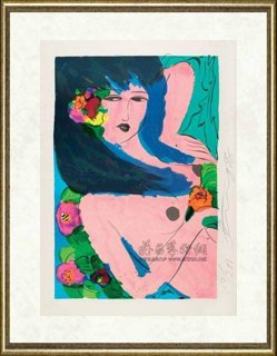 丁雄泉_蓝发女郎
