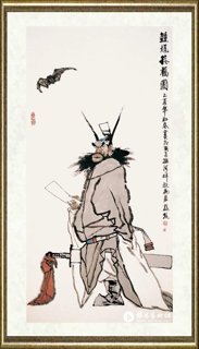 蔡超_钟馗接福图
