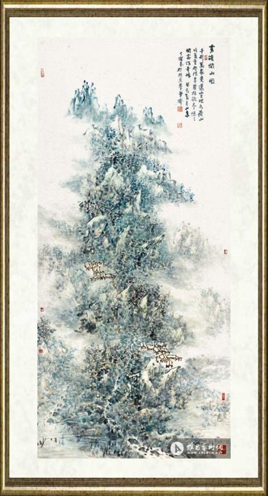 丁杰_雾锁闲山图