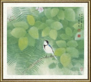 乐震文_绿叶发华滋