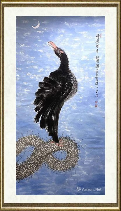 朱祖国_神鹰护主图系列26