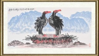 朱祖国_神鹰护主图系列3