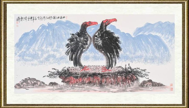 朱祖国_神鹰护主图系列3