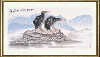 朱祖国_神鹰护主图系列4