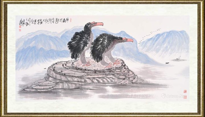 朱祖国_神鹰护主图系列4