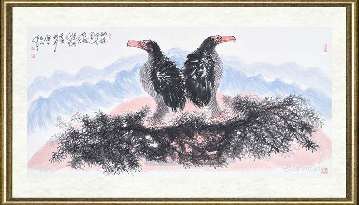 朱祖国_神鹰护主图系列5