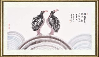 朱祖国_神鹰护主图系列9