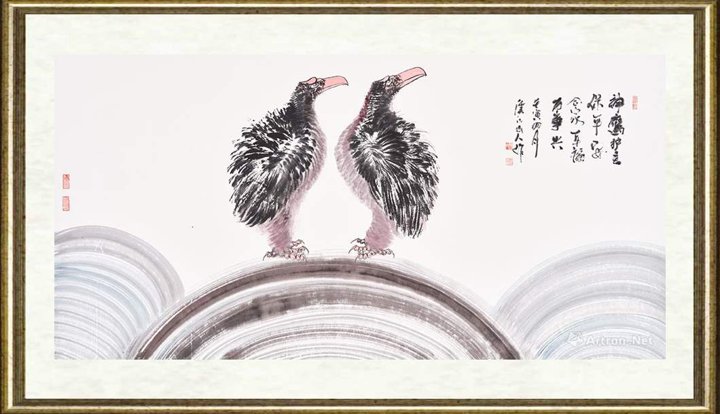 朱祖国_神鹰护主图系列9