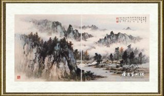 黄君璧_苍山茫茫