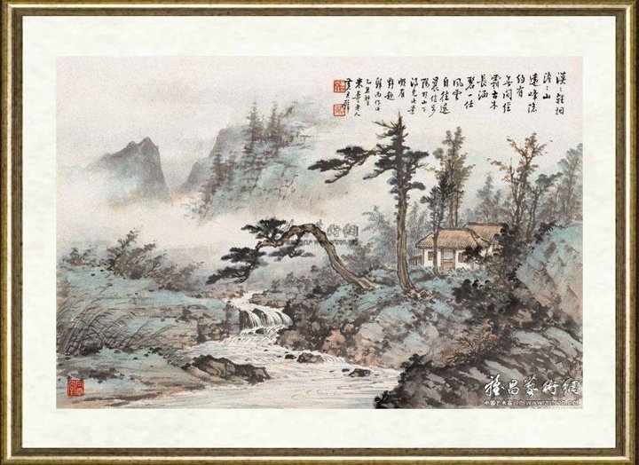 黄君璧_远峰涵碧