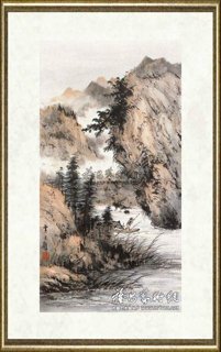 黄君璧_野渡临风