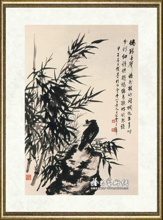 黄君璧_鸲鹆