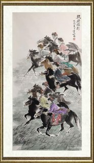 徐震时_《骏骑蹑影》