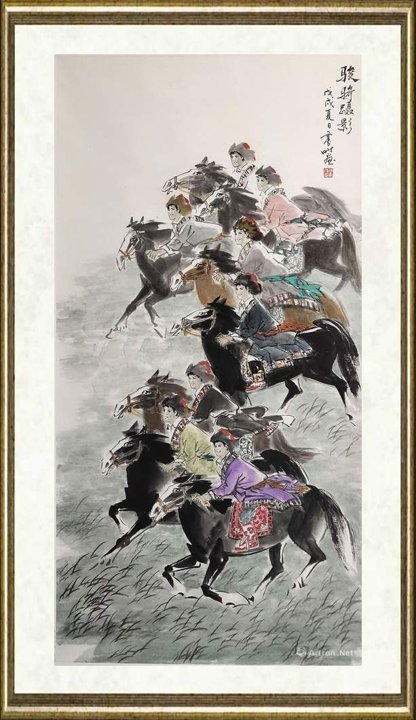 徐震时_《骏骑蹑影》