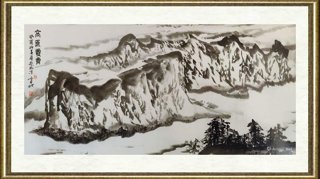 徐震时_《高原雪霁》