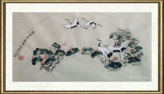 徐震时_扇面2
