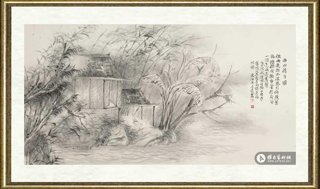 侯立远_西山待句图