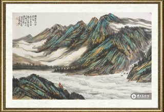 侯立远_锦簇青山白云飞
