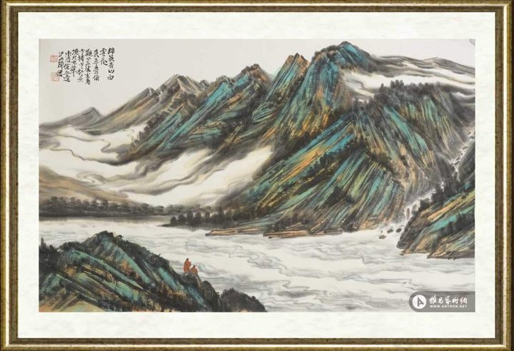 侯立远_锦簇青山白云飞