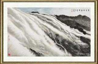 王林森_黄洋界瀑布云