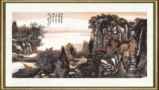 赵文江_薄暮云山中