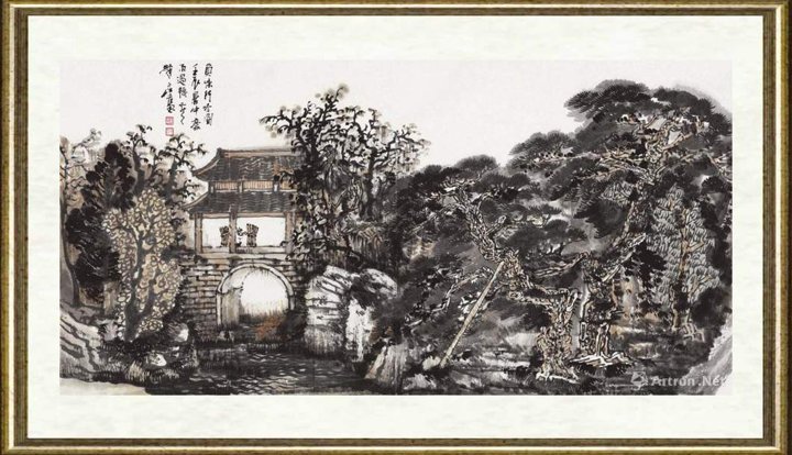 赵文江_负柴行吟图