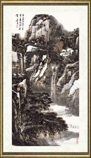 赵文江_高山流水图