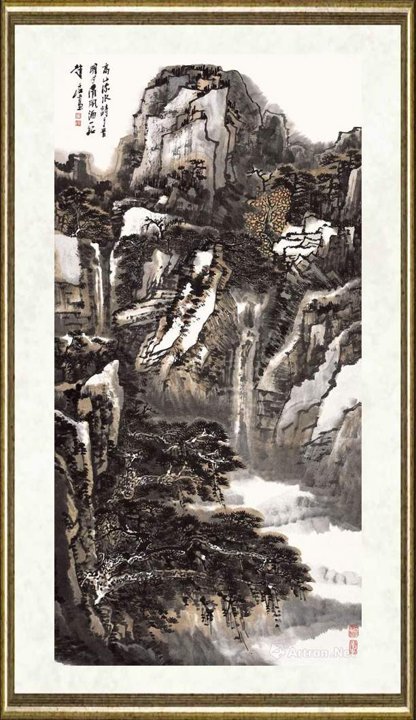 赵文江_高山流水图