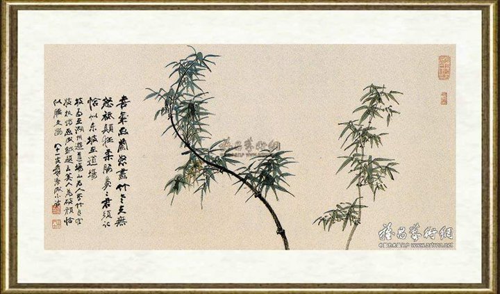 张大千_翠竹