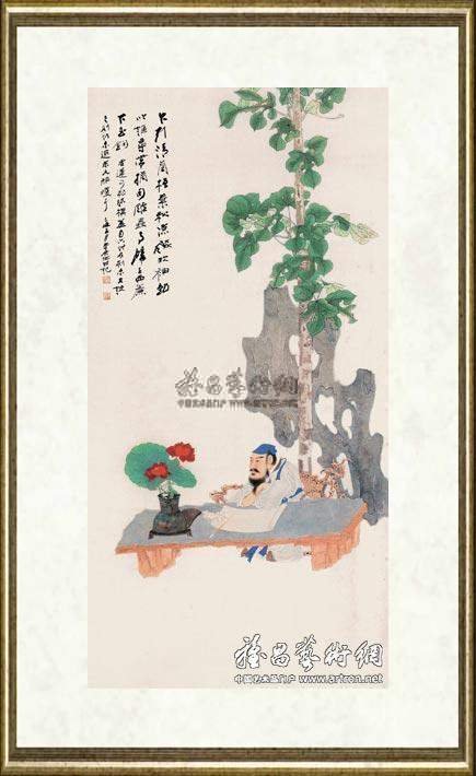 张大千_觅句图
